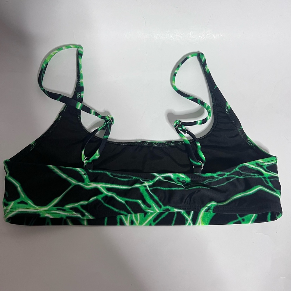 NWOT | Lightning Speed Neon Underboob Cutout Top | iHeartRaves - Picture 3 of 6
